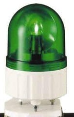 Schneider Electric - 12 VAC/VDC, 250 mAmp, Rotating Beacon LED Light - Surface Mounted, 5.81 Inch High, 84mm Diameter, 138 Flashes per min - Industrial Tool & Supply