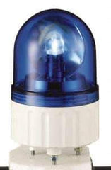 Schneider Electric - 24 VAC/VDC, 125 mAmp, Rotating Beacon LED Light - Surface Mounted, 5.81 Inch High, 84mm Diameter, 138 Flashes per min - Industrial Tool & Supply