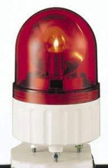 Schneider Electric - 24 VAC/VDC, 125 mAmp, Rotating Beacon LED Light - Surface Mounted, 5.81 Inch High, 84mm Diameter, 138 Flashes per min - Industrial Tool & Supply