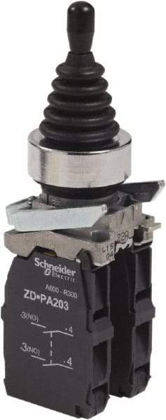 Schneider Electric - Pushbutton Handle, Joystick Operator Switch - 22mm Mount Hole Diameter - Industrial Tool & Supply