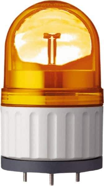 Schneider Electric - 24 VAC/VDC, 125 mAmp, Rotating Beacon LED Light - Surface Mounted, 5.81 Inch High, 84mm Diameter, 138 Flashes per min - Industrial Tool & Supply