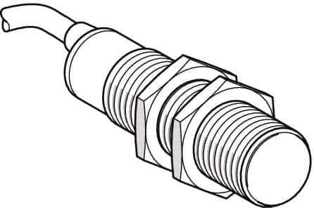 Telemecanique Sensors - NPN, 5mm Detection, Cylinder, Capacitive Proximity Sensor - IP67, 24 VDC, M18x1 Thread, 70mm Long - Industrial Tool & Supply