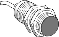 Telemecanique Sensors - NPN, PNP, 15mm Detection, Cylinder, Inductive Proximity Sensor - 2 Wires, IP68, IP69, 12 to 24 VDC, M30x1.5 Thread, 43mm Long - Industrial Tool & Supply