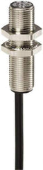 Telemecanique Sensors - NPN, 2mm Detection, Cylinder, Inductive Proximity Sensor - 3 Wires, IP67, 12 to 24 VDC, M12x1 Thread, 42mm Long - Industrial Tool & Supply