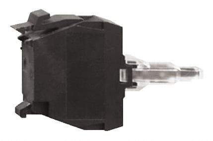 Schneider Electric - 48-120 V Red Lens LED Indicating Light - Screw Clamp Connector, Vibration Resistant - Industrial Tool & Supply
