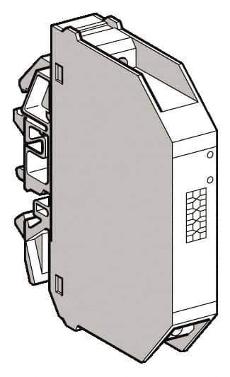 Schneider Electric - 18 Milliamp, Interface Relay Module - DIN Rail Mount, 23 to 104°F, 24 VDC - Industrial Tool & Supply