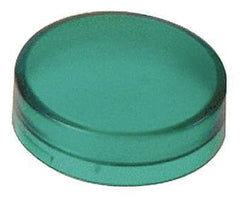 Schneider Electric - Pushbutton Switch Cap - Green, Round Button - Industrial Tool & Supply