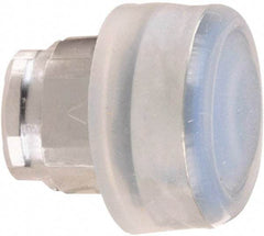 Schneider Electric - 22mm Mount Hole, Flush, Pushbutton Switch Only - Round, Blue Pushbutton, Nonilluminated, Momentary (MO) - Industrial Tool & Supply