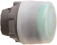 Schneider Electric - 22mm Mount Hole, Flush, Pushbutton Switch Only - Round, Green Pushbutton, Nonilluminated, Momentary (MO) - Industrial Tool & Supply