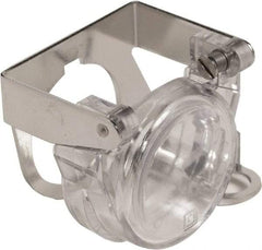 Schneider Electric - Pushbutton Switch Padlock Attachment - Round Button, Illuminated - Industrial Tool & Supply