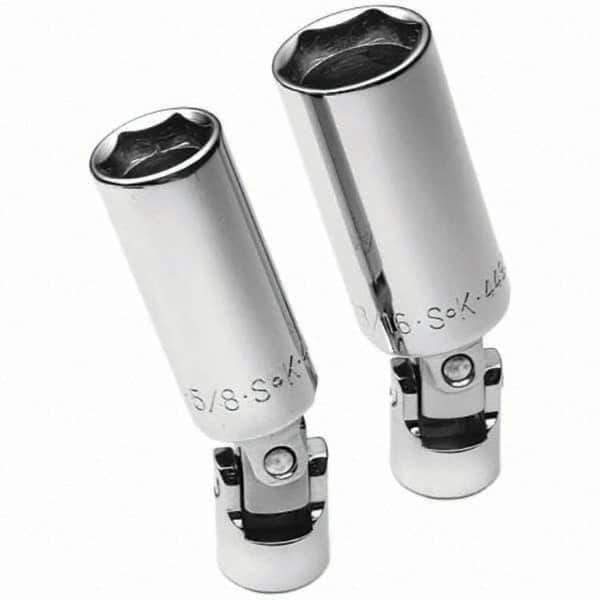 SK - 3/8" Drive Standard Socket Set - 5/8 to 13/16", Inch Measurement Standard - Industrial Tool & Supply