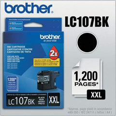 Brother - Black Ink Cartridge - Use with Brother MFC-J4310DW, J4410DW, J4510DW, J4610DW, J4710DW - Industrial Tool & Supply