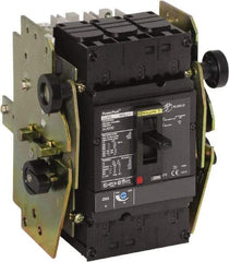 Square D - 175 Amp, 250 VDC, 600 VAC, 3 Pole, Panel Mount Molded Case Circuit Breaker - Thermal Magnetic Trip, Multiple Breaking Capacity Ratings, 3/0, 4-4/0 AWG - Industrial Tool & Supply