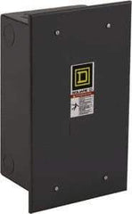 Square D - 1 NEMA Rated, 8 Pole, Electrically Held Lighting Contactor - 20 A (Tungsten), 30 A (Fluorescent), 110 VAC at 50 Hz, 120 VAC at 60 Hz, 8NO Contact Configuration - Industrial Tool & Supply