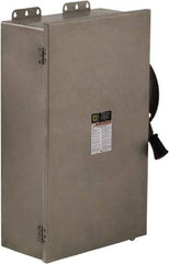Square D - 200 Amp, 600 VAC, 6 Pole Nonfused Safety Switch - NEMA 12, 3, 3R, 4 & 4X, 150 hp at 600 VAC (Triple Phase), 6PST Contact Form - Industrial Tool & Supply