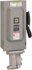 Square D - 60 Amp, 600 VAC, 3 Pole Nonfused Safety Switch - NEMA 1, 30 hp at 600 VAC (Single Phase), 60 hp at 600 VAC (Triple Phase) - Industrial Tool & Supply