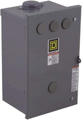 Square D - 3R NEMA Rated, 4 Pole, Electrically Held Lighting Contactor - 20 A (Tungsten), 30 A (Fluorescent), 110 VAC at 50 Hz, 120 VAC at 60 Hz, 4NO Contact Configuration - Industrial Tool & Supply