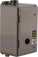 Square D - 4/4X NEMA Rated, 4 Pole, Electrically Held Lighting Contactor - 20 A (Tungsten), 30 A (Fluorescent), 110 VAC at 50 Hz, 120 VAC at 60 Hz, 4NO Contact Configuration - Industrial Tool & Supply
