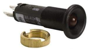 Schneider Electric - 12 V Red Lens LED Pilot Light - Quick Connect Tag Connector, 12mm Wide - Industrial Tool & Supply