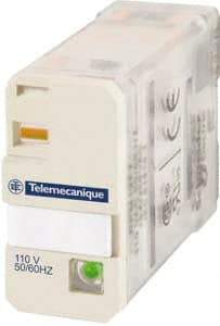 Schneider Electric - 3,750 VA Power Rating, Electromechanical Plug-in General Purpose Relay - 15 Amp at 250 VAC & 28 VDC, 1CO, 24 VDC - Industrial Tool & Supply