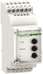 Schneider Electric - 2NO/2NC, 24-240 VAC/DC Control Relay - DIN Rail Mount - Industrial Tool & Supply