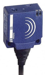 Telemecanique Sensors - NPN, NC, 10 to 15mm Detection, Flat, Inductive Proximity Sensor - 3 Wires, IP68, 12 to 24 VDC, 26mm Wide - Industrial Tool & Supply
