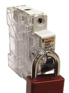 Schneider Electric - Circuit Breaker Handle Lock Offs - Use with Multi 9 C60 Circuit Breakers - Industrial Tool & Supply