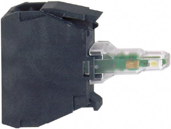 Schneider Electric - White Lens LED Indicating Light - Industrial Tool & Supply