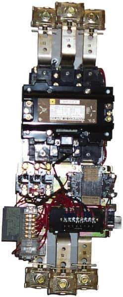 Square D - 110 Coil VAC at 50 Hz, 120 Coil VAC at 60 Hz, 540 Amp, NEMA Size 6, Nonreversible Open Enclosure NEMA Motor Starter - 3 Phase hp: 150 at 200 VAC, 200 at 230 VAC, 400 at 460 VAC, 400 at 575 VAC - Industrial Tool & Supply