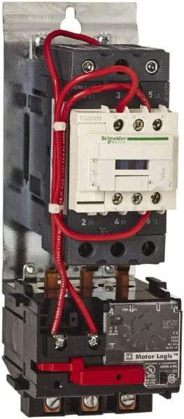 Schneider Electric - 120 Coil VAC, 45 Amp, NEMA Size 2, Nonreversible Open Enclosure NEMA Motor Starter - 3 Phase hp: 10 at 200 VAC, 15 at 230 VAC, 25 at 460 VAC, 25 at 575 VAC - Industrial Tool & Supply