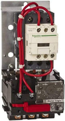 Schneider Electric - 120 Coil VAC, 18 Amp, Nonreversible Open Enclosure NEMA Motor Starter - 3 Phase hp: 3 at 200 VAC, 3 at 230 VAC, 5 at 460 VAC, 5 at 575 VAC - Industrial Tool & Supply