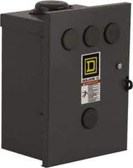 Square D - 3R NEMA Rated, 2 Pole, Electrically Held Lighting Contactor - 30 A (Tungsten), 110 VAC at 50 Hz, 120 VAC at 60 Hz - Industrial Tool & Supply