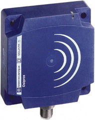 Telemecanique Sensors - NPN, Flat, Inductive Proximity Sensor - 3 Wires, IP67, 12 to 24 VDC, 80mm Wide - Industrial Tool & Supply