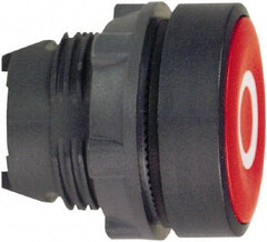 Schneider Electric - 22mm Mount Hole, Flush, Pushbutton Switch Only - Round, Red Pushbutton, Nonilluminated, Momentary (MO) - Industrial Tool & Supply