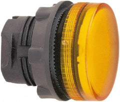 Schneider Electric - Round Pilot and Indicator Light Lens - Orange - Industrial Tool & Supply