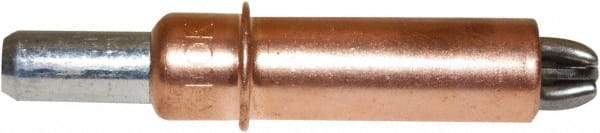 Zephyr Tool Group - 1/4 Drill 1/4" Pin Diam, Copper Cleco Fastener - Standard Length, 0 to 1/4" Grip - Industrial Tool & Supply