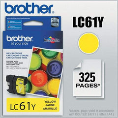Brother - Yellow Ink Cartridge - Use with Brother DCP-J140W, 165C, 375CW, 385C, 395CN, 585CW, MFC-250C, 255CW, 290C, 295CN, 490CW, 495CW, J615W, 775CW, 790CW, 795CW, 990CW - Industrial Tool & Supply
