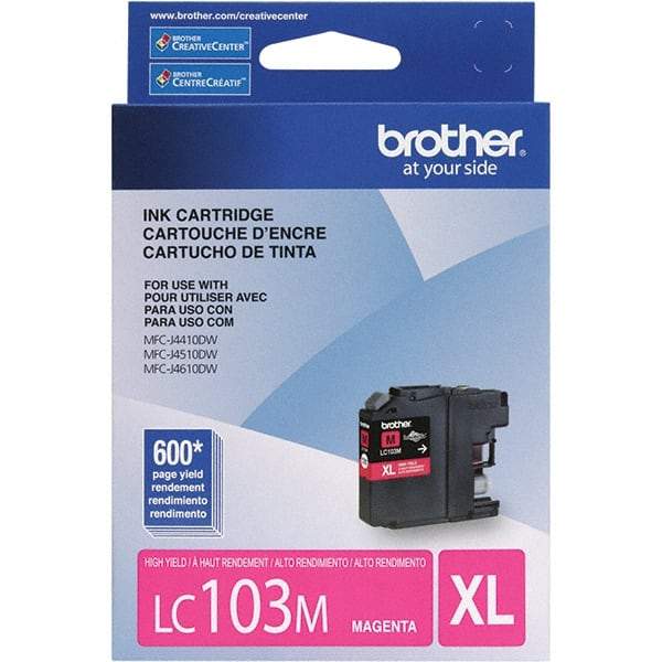 Brother - Magenta Ink Cartridge - Use with Brother DCP-J152W, MFC-J245, J285DW, J4310DW, J4410DW, J450DW, J4510DW, J4610DW, J470DW, J4710DW, J475DW, J650DW, J6520DW, J6720DW, J6920DW, J870DW, J875DW - Industrial Tool & Supply