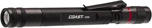 Coast Cutlery - White LED Bulb, 245 Lumens, Industrial/Tactical Flashlight - Black Aluminum Body, 3 AAA Batteries Included - Industrial Tool & Supply