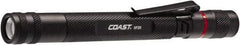 Coast Cutlery - White LED Bulb, 245 Lumens, Industrial/Tactical Flashlight - Black Aluminum Body, 3 AAA Batteries Included - Industrial Tool & Supply