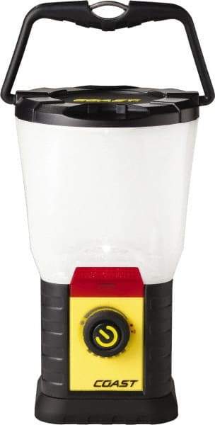 Coast Cutlery - White, Red LED Bulb, 375 Lumens, Industrial/Tactical Flashlight - Black Plastic Body, 0 D Batteries Not Included - Industrial Tool & Supply