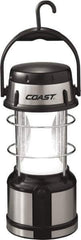 Coast Cutlery - White, Red LED Bulb, 460 Lumens, Industrial/Tactical Flashlight - Black Aluminum Body, 0 D Batteries Not Included - Industrial Tool & Supply
