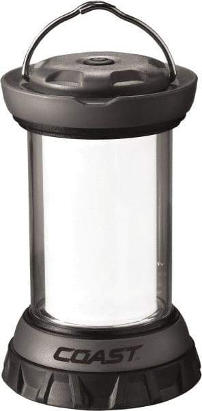 Coast Cutlery - White, Red LED Bulb, 168 Lumens, Spotlight/Lantern Flashlight - Silver Plastic Body, 0 AA Batteries Not Included - Industrial Tool & Supply