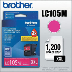 Brother - Magenta Ink Cartridge - Use with Brother MFC-J4310DW, J4410DW, J4510DW, J4610DW, J4710DW, J6520DW, J6720DW, J6920DW - Industrial Tool & Supply