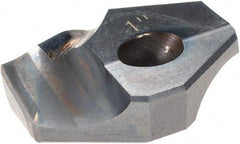 Hertel - Series HMD, 1" Diam Grade HC225MD 140° Replaceable Drill Tip - Carbide, TiCN Finish - Industrial Tool & Supply