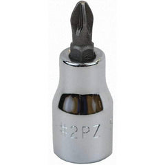 SK - Screwdriver & Drag Link Sockets - 3/8"DR #2 NOS POZIDRIVE BIT SOCKET - Industrial Tool & Supply
