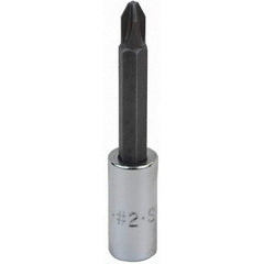 SK - Screwdriver & Drag Link Sockets - 3/8"DR #2X2 CHRM PHILLIPS SCRDRVR SCKT BIT - Industrial Tool & Supply