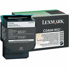 Lexmark - Black Toner Cartridge - Use with Lexmark C540n, C543dn, C544dn, C544dtn, C544dw, C544n, C546dtn, X543dn, X544dn, X544dtn, X544dw, X544n, X546dtn - Industrial Tool & Supply