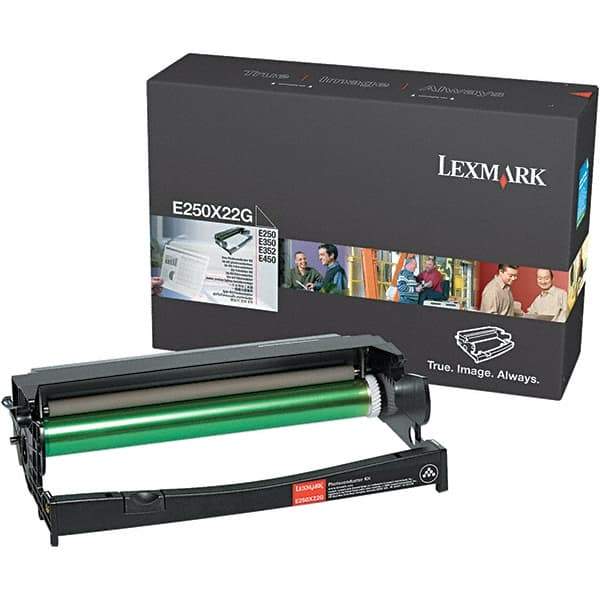 Lexmark - Black Photoconductor Kit - Use with Lexmark E250, E350, E352, E450 - Industrial Tool & Supply