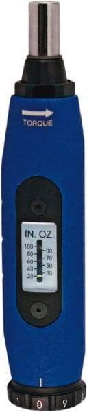 CDI - 1 Max In/oz, Torque Limiting Screwdriver - 5-1/2" OAL, 1/4" Drive - Industrial Tool & Supply